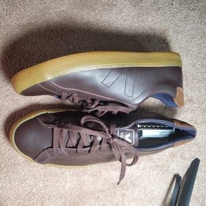 Veja esplar brown leather sneakers mens size 10